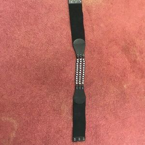 Black Sparkly waist belt from Express